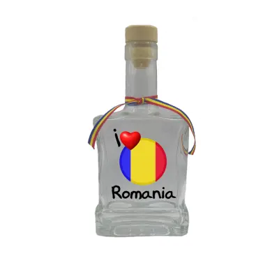 I love romania, sticla cu mesaj plata, 500 ml, model divgs179 07